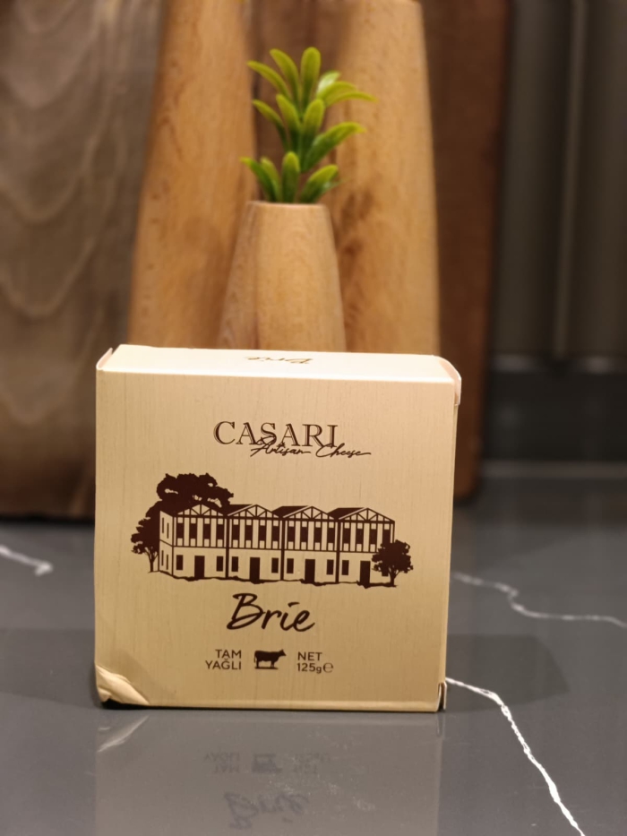 CASARI TAM YAĞLI BRİE PEYNİRİ TENEKE KUTU 125 GR