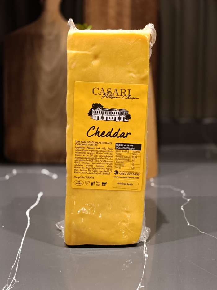 CASARI TAM YAĞLI BÜTÜN CHEDDAR PEYNİRİ