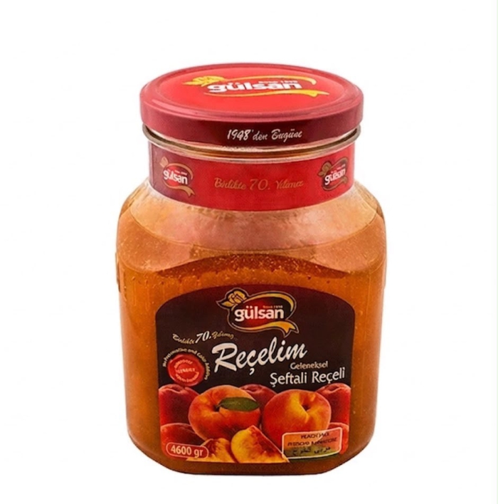 GÜLSAN ŞEFTALİ REÇELİ 4600 GR