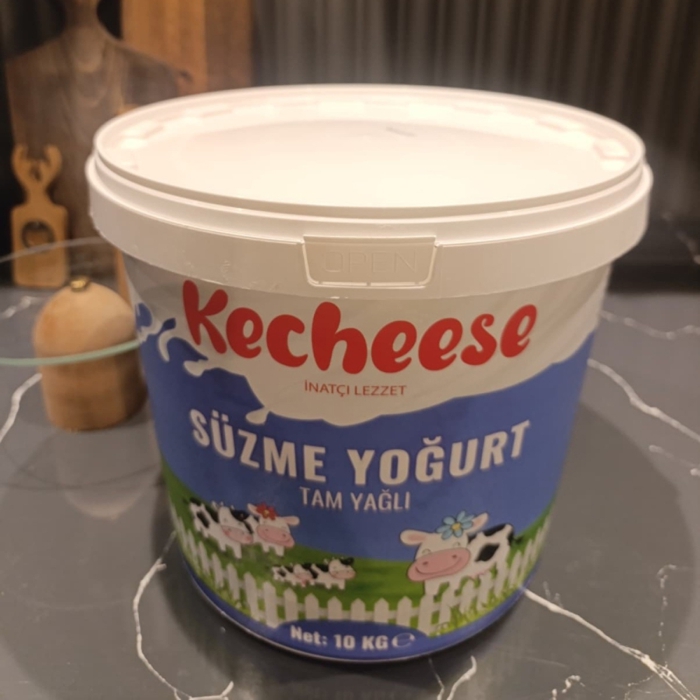 KECHEESE TAM YAĞLI SÜZME YOĞURT 10 KG