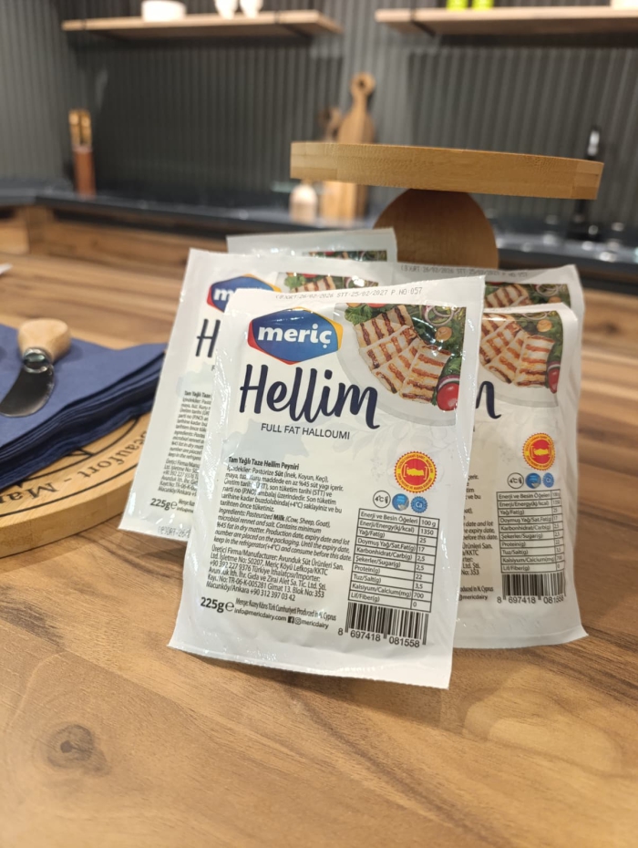 MERİÇ TAM YAĞLI TAZE HELLİM PEYNİRİ 225 GR