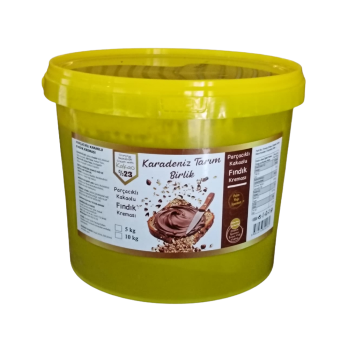 PARÇACIKLI KAKAOLU FINDIK KREMASI 5 KG