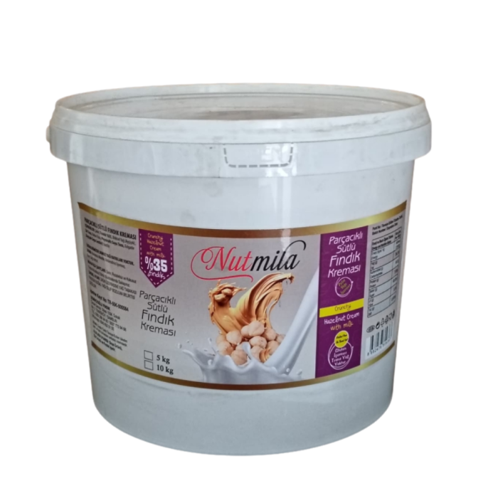 PARÇACIKLI SÜTLÜ FINDIK KREMASI 5 KG