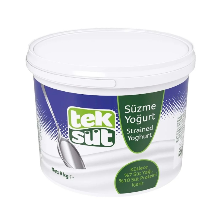TEKSÜT SÜZME YOĞURT 9 KG